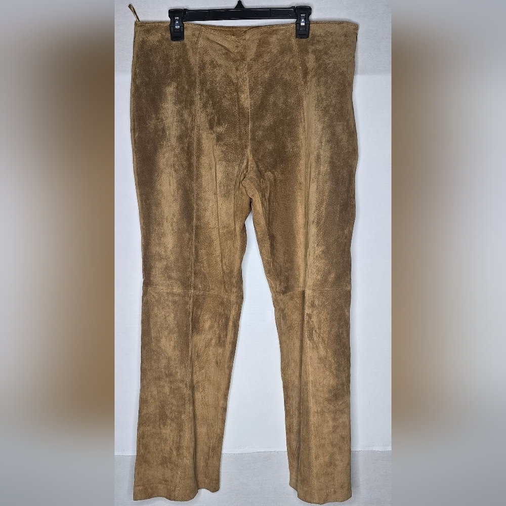 New with Tags Randolph Duke The Look Leather Pants Size 20W Zip Closure